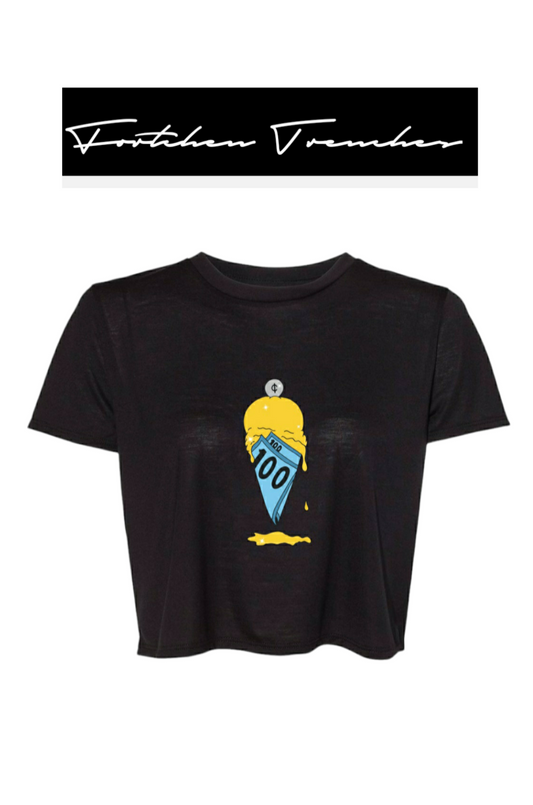 $HUNGRY (CASH CREAM) CROP BLK