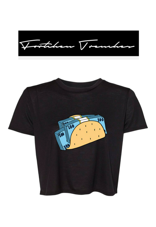 $HUNGRY (TACO) CROP. BLK