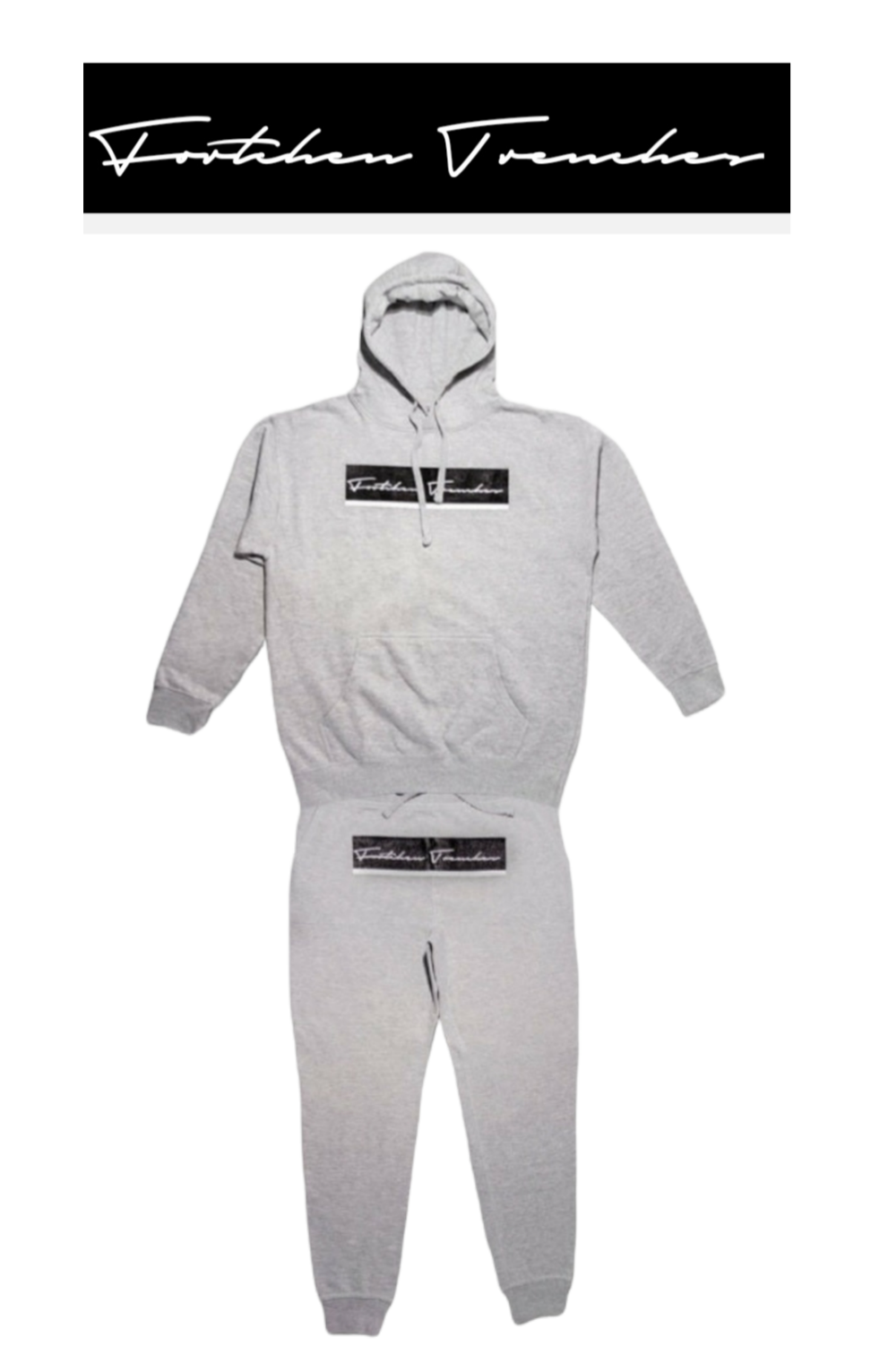 FTRENCHES JOGGER SET (GREY)