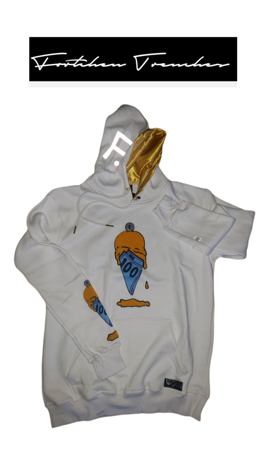 CASH CREAM (SNOW WHITE) HOODIE