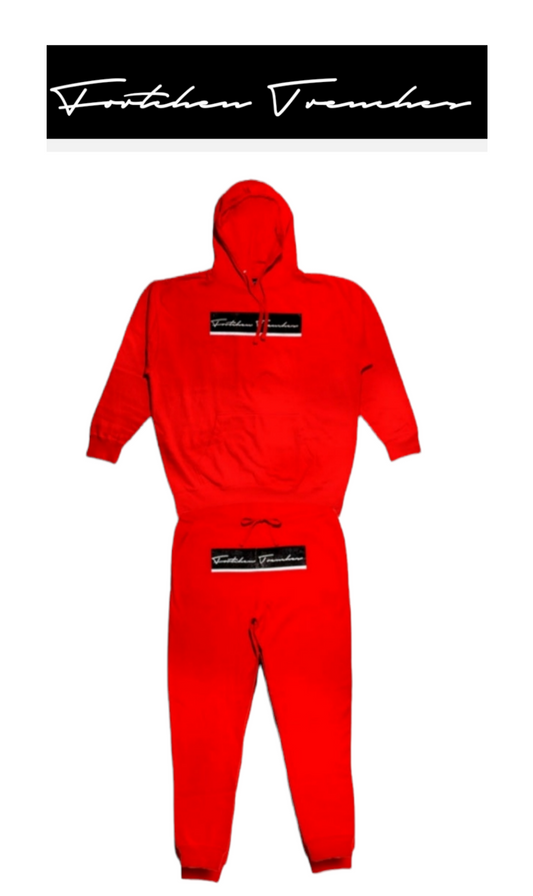 FTRENCHES JOGGER SET (RED)