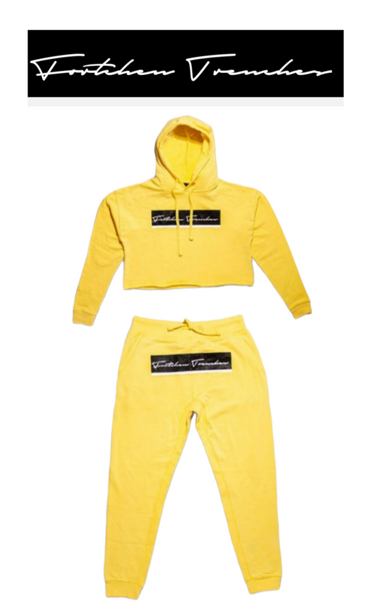 FTRENCHES JOGGER SET (YELLOW)