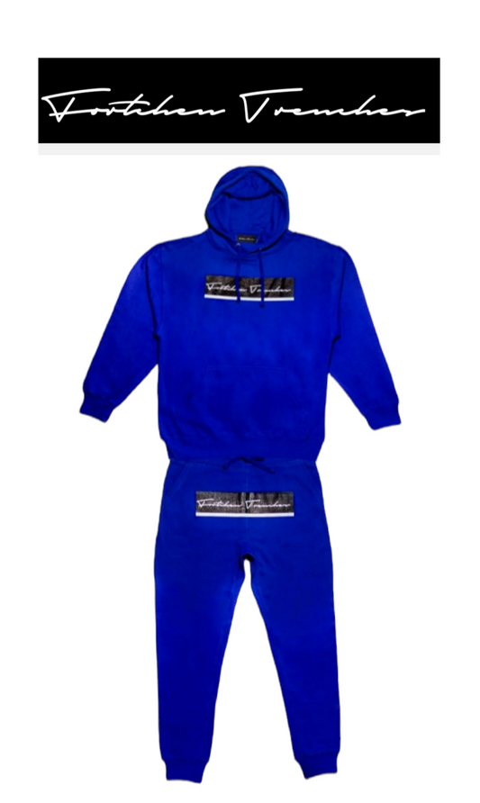FTRENCHES JOGGER SET (NIP BLUE)